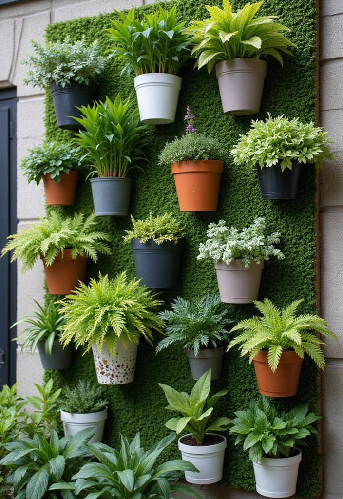 30 Inexpensive Retaining Wall Ideas That Look Amazing - 12. Vertical Garden Wall