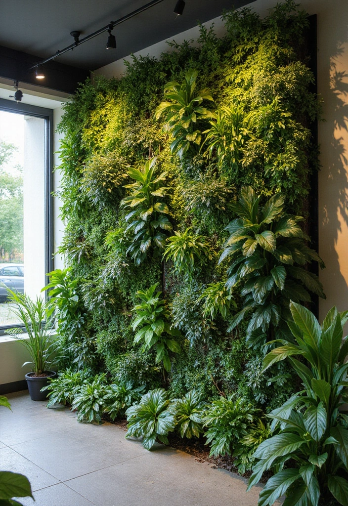 30 Inexpensive Retaining Wall Ideas That Look Amazing - 21. Living Wall