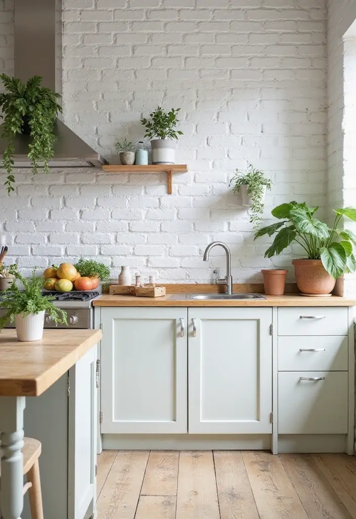 30 Interior Brick Wall Ideas for a Timeless Look 1 30 Interior Brick Wall Ideas for a Timeless Look - 1. Whitewashed Brick for a Bright Space