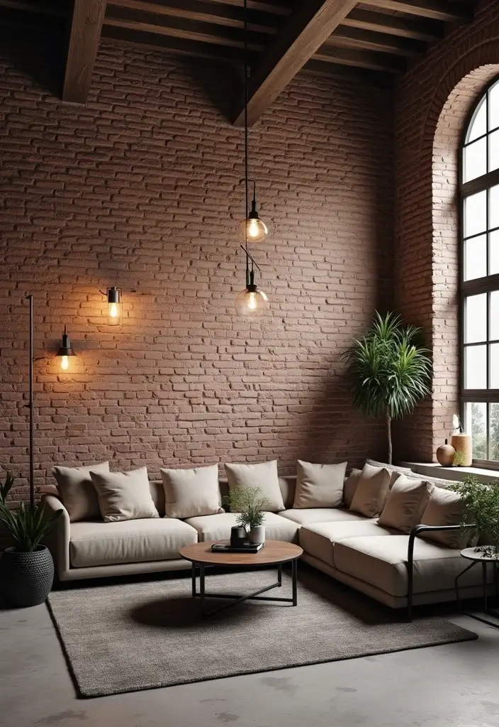 30 Interior Brick Wall Ideas for a Timeless Look 72 30 Interior Brick Wall Ideas for a Timeless Look - 12. Adding Metal Accents to Brick