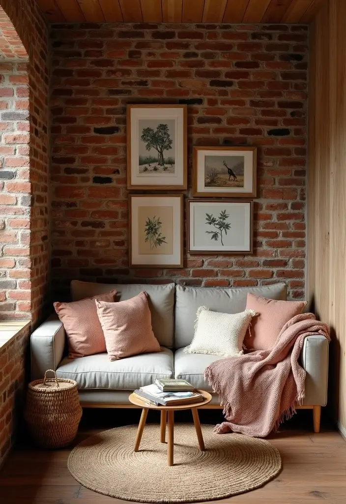 30 Interior Brick Wall Ideas for a Timeless Look 84 30 Interior Brick Wall Ideas for a Timeless Look - 14. Combining Brick with Wood Paneling