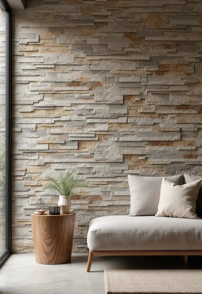 30 Interior Stone Wall Ideas for a Natural Elegant Touch 166 30 Interior Stone Wall Ideas for a Natural Elegant Touch - 26. Decorative Stone Wall Panels