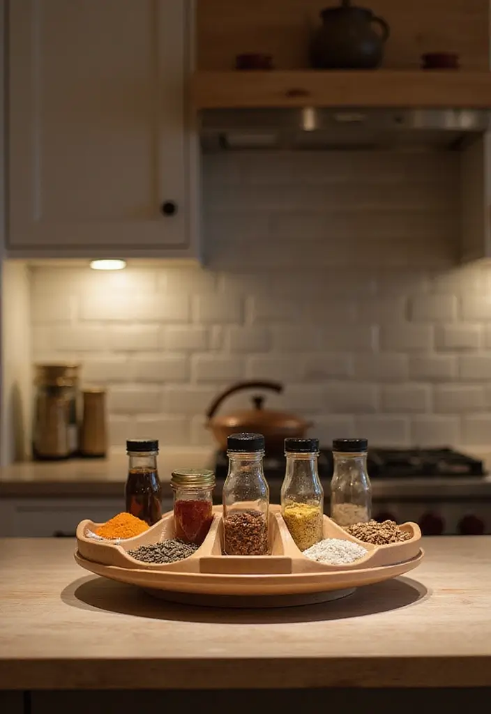 30 Kitchen Storage Ideas to Maximize Space and Style - 17. Lazy Susans