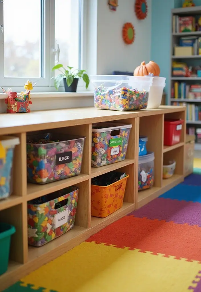 30 LEGO Storage Ideas That Kids and Parents Will Love 18. LEGO Puzzle Storage