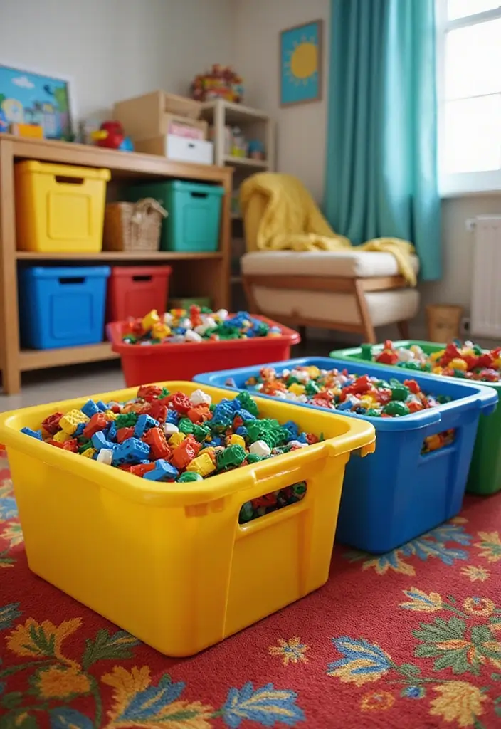 30 LEGO Storage Ideas That Kids and Parents Will Love 21. LEGO Storage Baskets