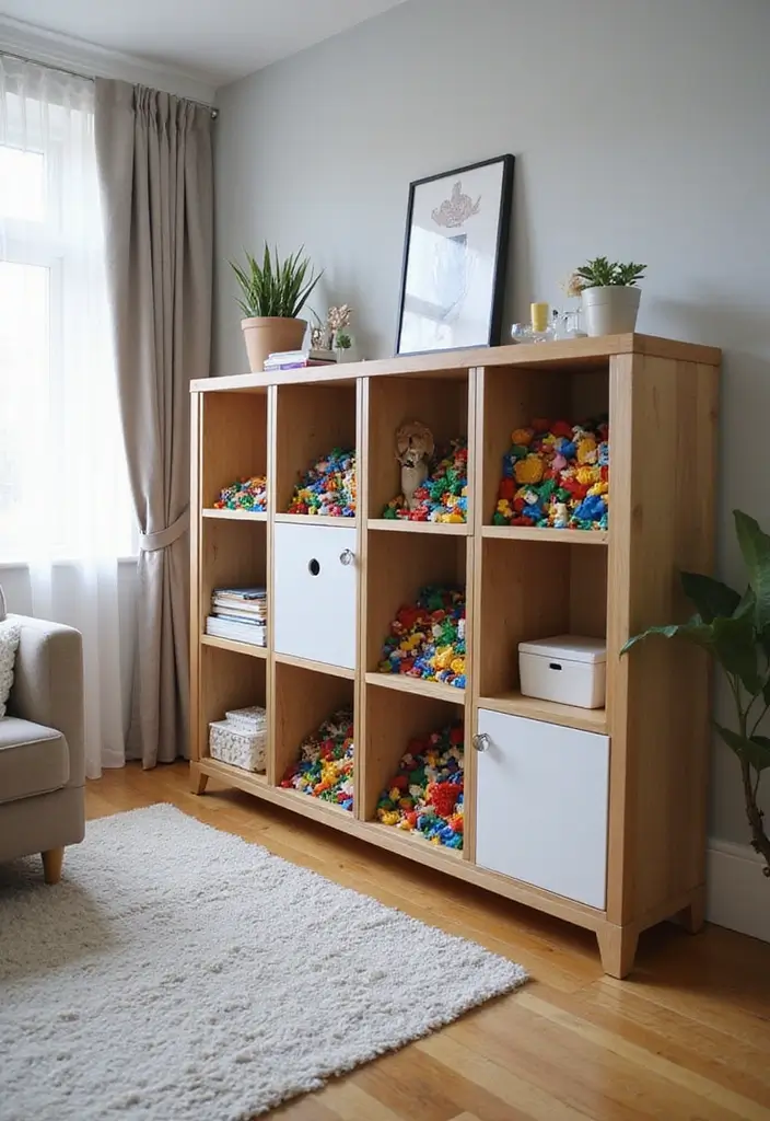 30 LEGO Storage Ideas That Kids and Parents Will Love 22. LEGO Cube Storage