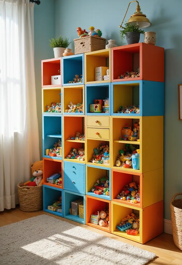 30 LEGO Storage Ideas That Kids and Parents Will Love 29. LEGO Cube Organization