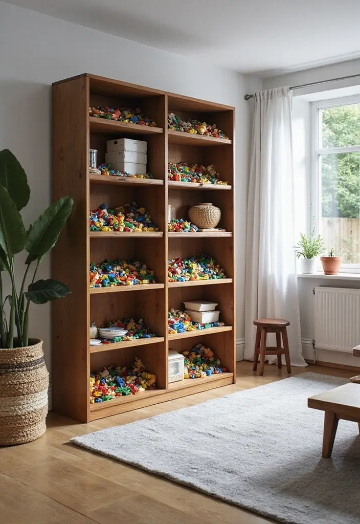 30 LEGO Storage Ideas That Kids and Parents Will Love 5. Modular Storage Units