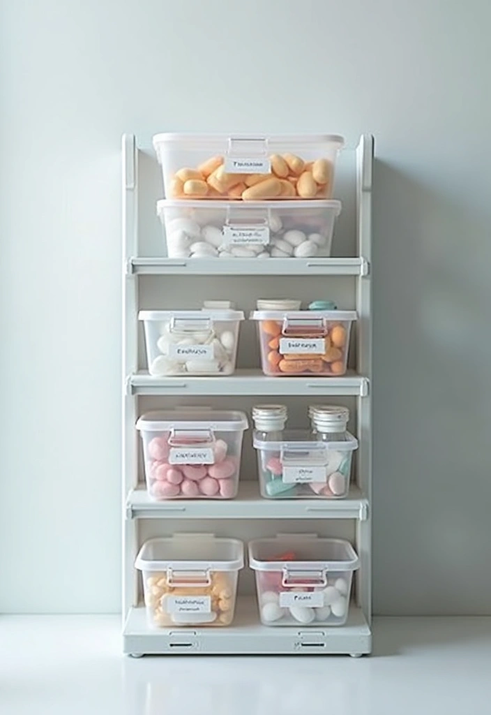 30 Medicine Storage Ideas That Are Safe and Organized - 17. Modular Storage Systems