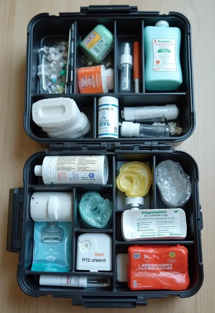 30 Medicine Storage Ideas That Are Safe and Organized - 19. Clever Use of Tackle Boxes