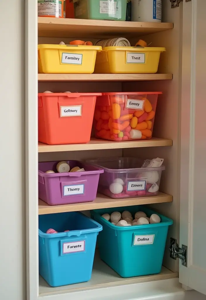 30 Medicine Storage Ideas That Are Safe and Organized - 20. Color-Coded Systems