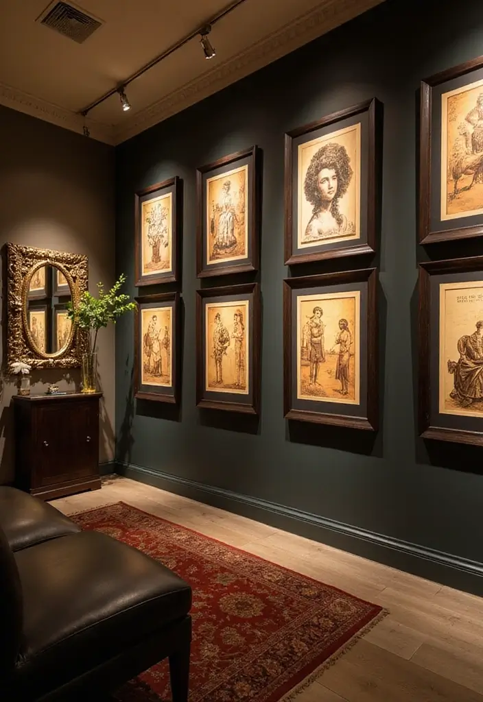 30 Mirror Wall Ideas to Brighten and Expand Any Room 17. Mirror Backlit Artwork