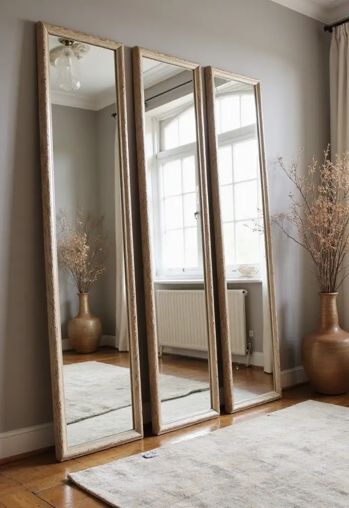 30 Mirror Wall Ideas to Brighten and Expand Any Room 2. Floor to Ceiling Mirrors