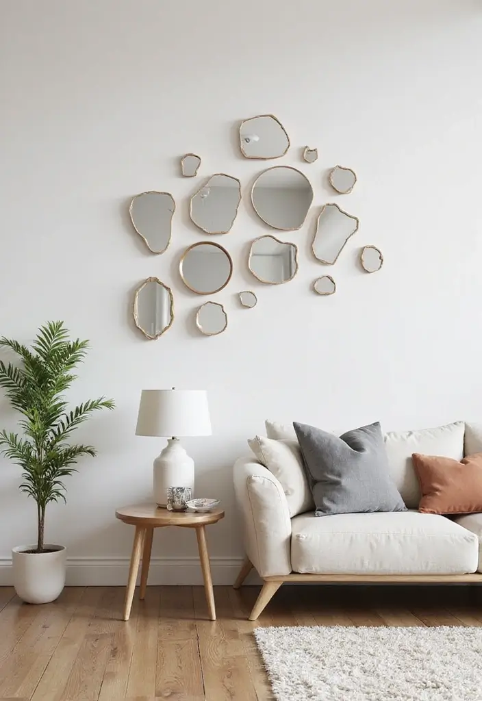 30 Mirror Wall Ideas to Brighten and Expand Any Room 20. Mirror Wall Decals
