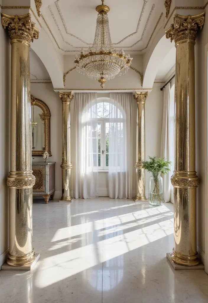 30 Mirror Wall Ideas to Brighten and Expand Any Room 21. Mirrored Architectural Features