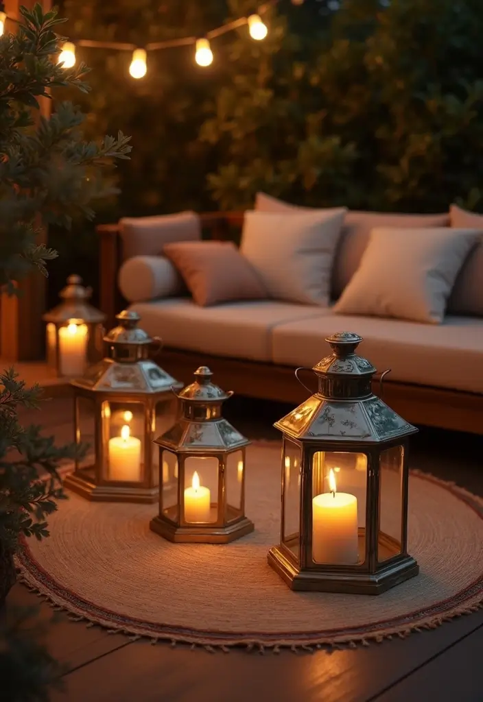 30 Mirror Wall Ideas to Brighten and Expand Any Room 25. Mirrored Lanterns