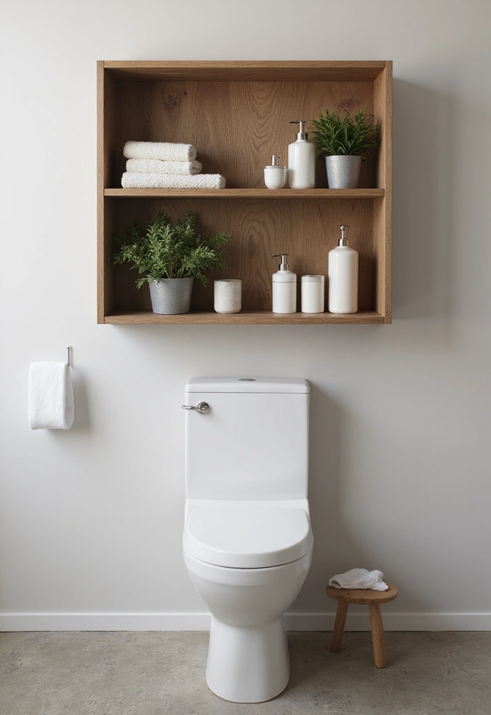 30 Over-the-Toilet Storage Ideas That Are Smart and Stylish - 29. Unique Wall-Mounted Cabinets