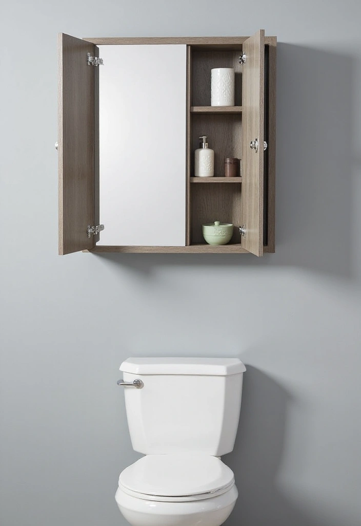 30 Over-the-Toilet Storage Ideas That Are Smart and Stylish - 5. Over-the-Toilet Cabinet