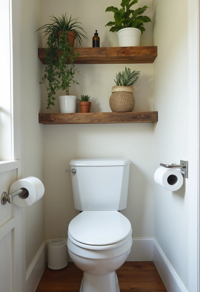 30 Over-the-Toilet Storage Ideas That Are Smart and Stylish - 9. DIY Pallet Shelves