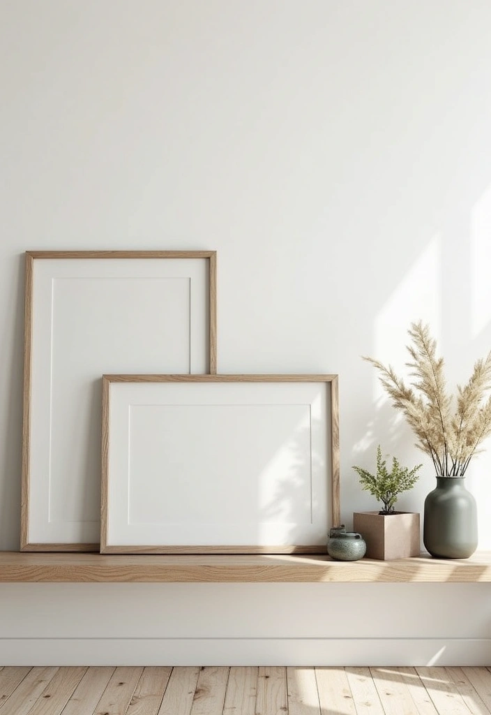 30 Photo Frame Wall Ideas for a Personalized Home Gallery - 10. The Gallery Ledge