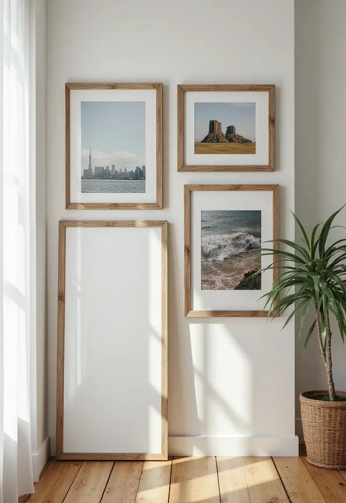 30 Photo Frame Wall Ideas for a Personalized Home Gallery - 13. Layered Look