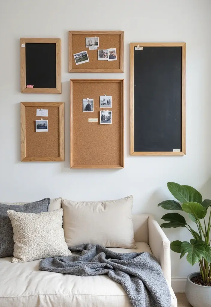 30 Photo Frame Wall Ideas for a Personalized Home Gallery - 20. Art with a Purpose