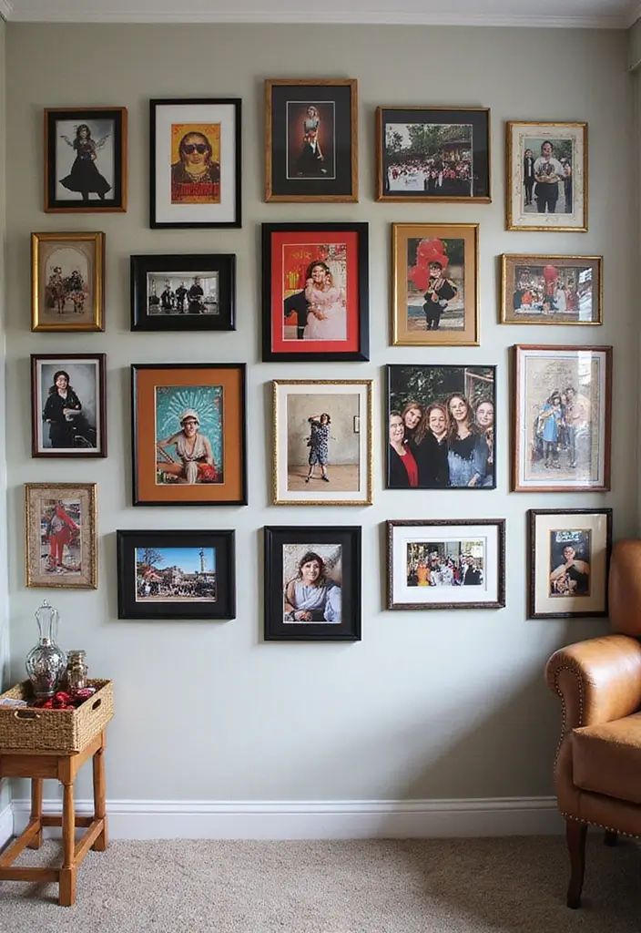 30 Photo Frame Wall Ideas for a Personalized Home Gallery - 26. Pop Culture Icons