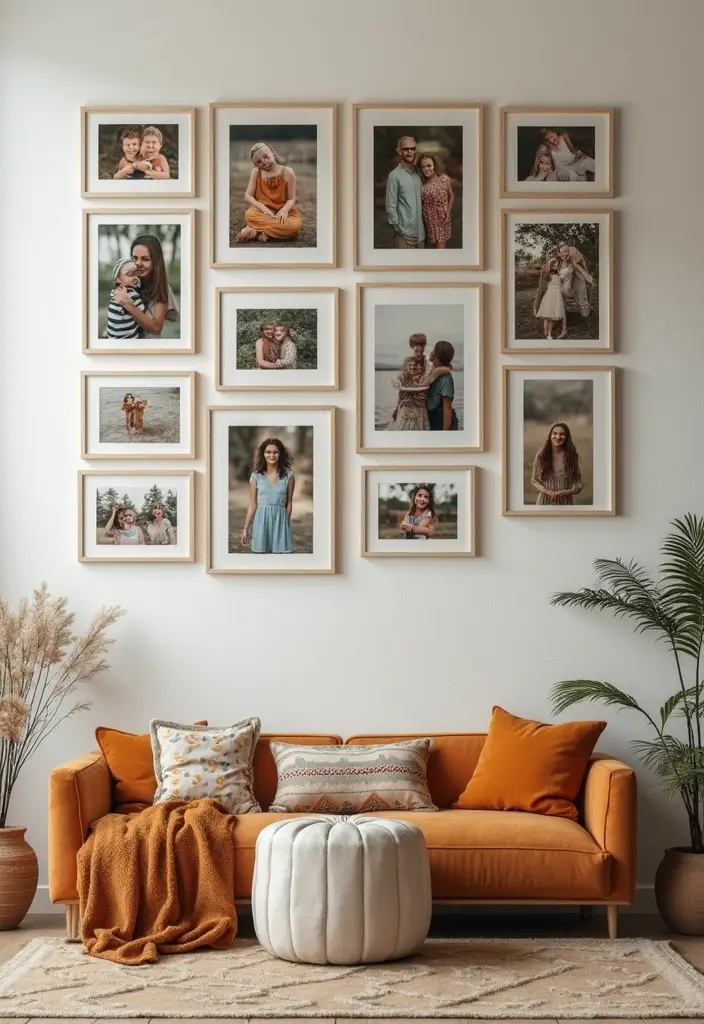 30 Photo Frame Wall Ideas for a Personalized Home Gallery - 28. Celebration Wall