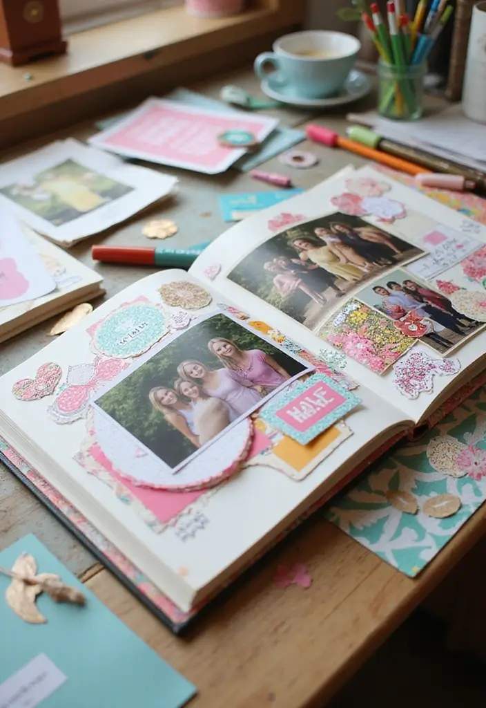 30 Photo Storage Ideas to Protect Your Precious Memories - 15. Creative Scrapbook Ideas
