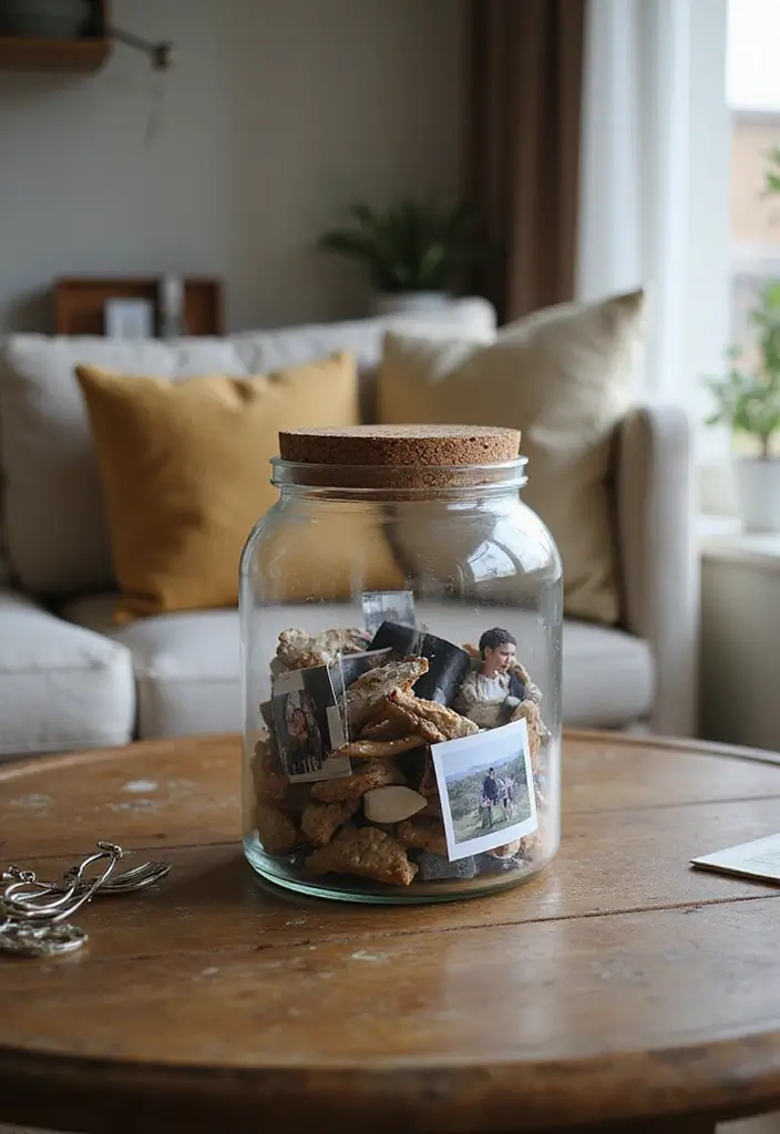 30 Photo Storage Ideas to Protect Your Precious Memories - 23. Memory Jars