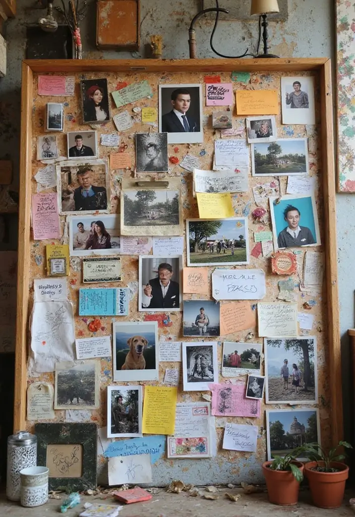 30 Photo Storage Ideas to Protect Your Precious Memories - 28. Memory Boards