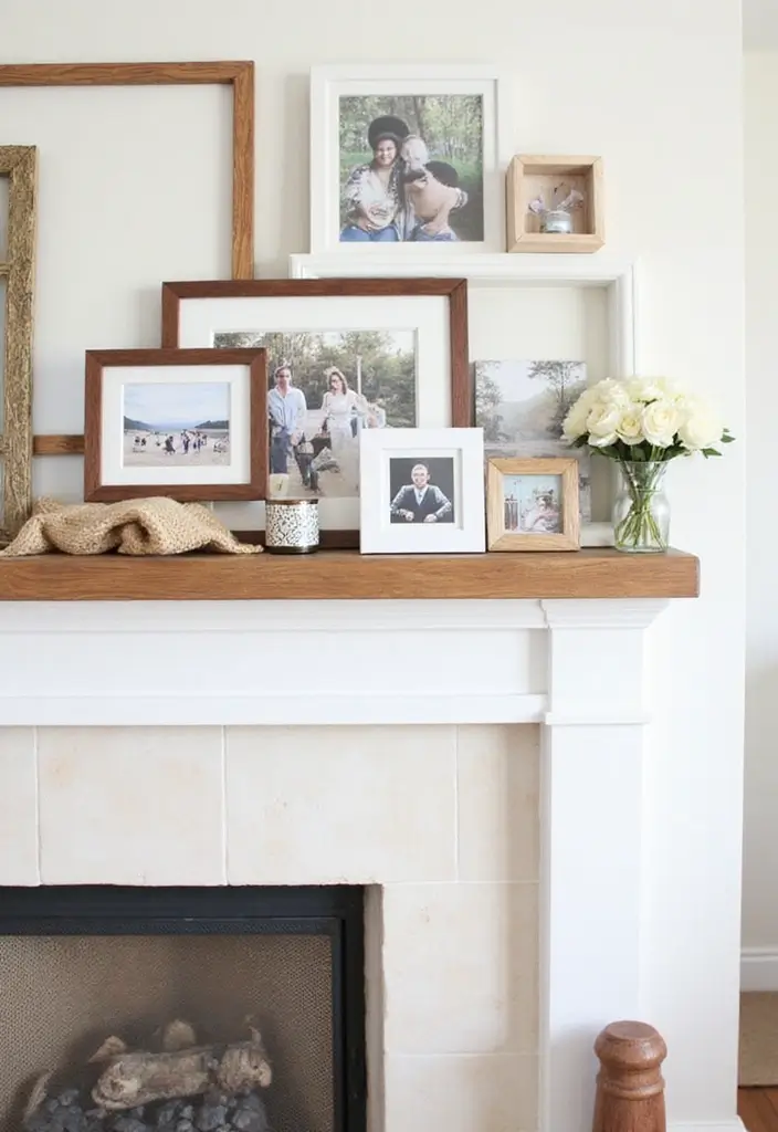 30 Photo Storage Ideas to Protect Your Precious Memories - 3. DIY Photo Ledge