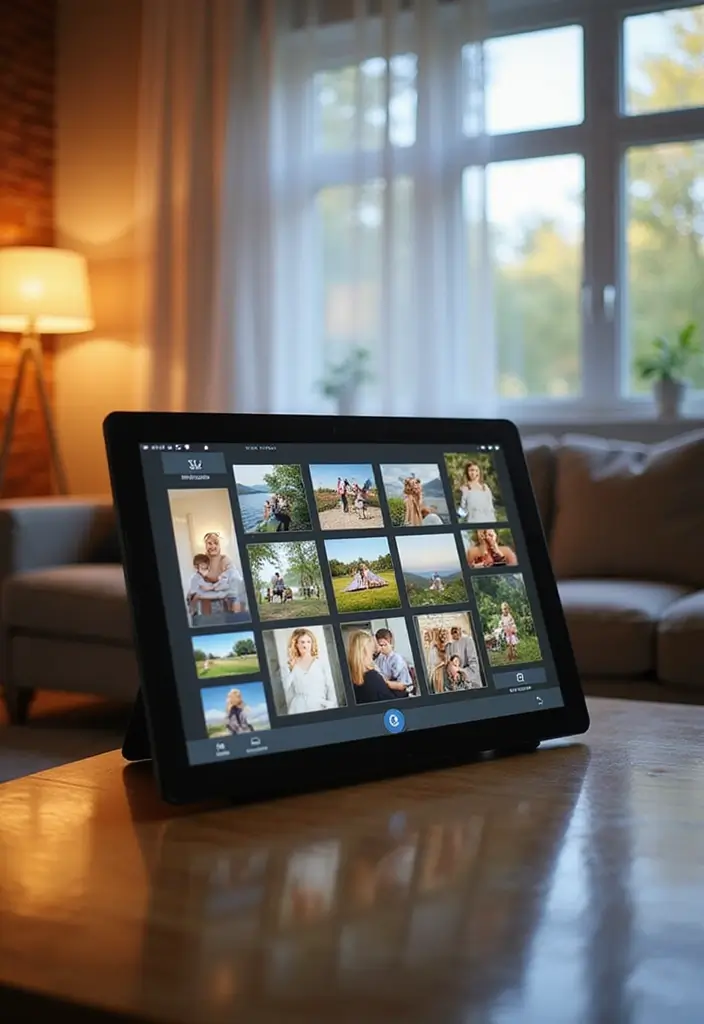 30 Photo Storage Ideas to Protect Your Precious Memories - 30. Virtual Photo Frames