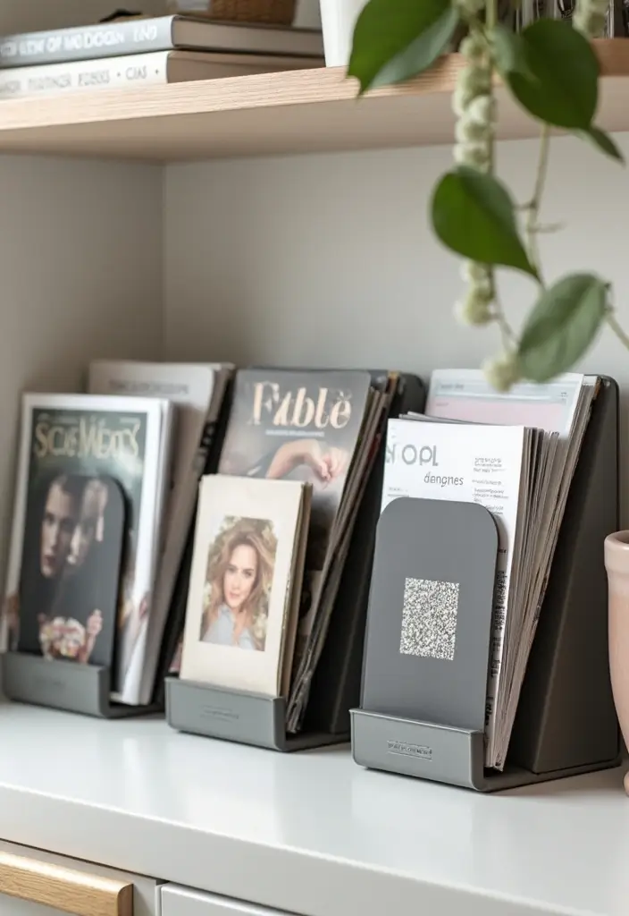 30 Photo Storage Ideas to Protect Your Precious Memories - 8. Creative Magazine Holders for Photos