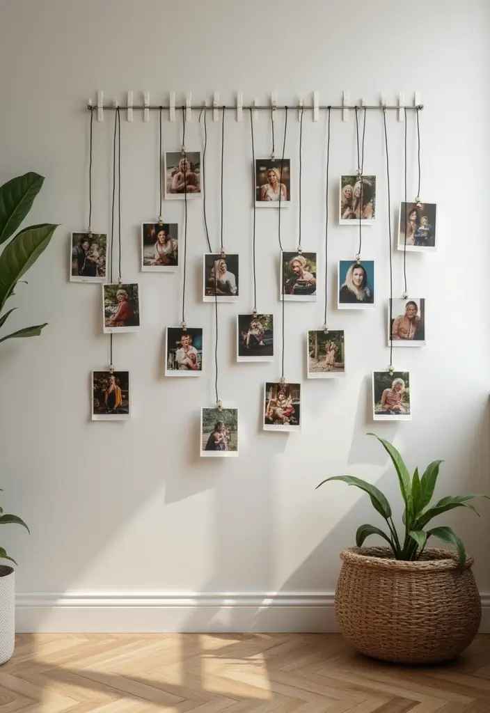 30 Picture Wall Ideas to Transform Any Blank Space 192 30 Picture Wall Ideas to Transform Any Blank Space - 30. Interactive Photo Wall