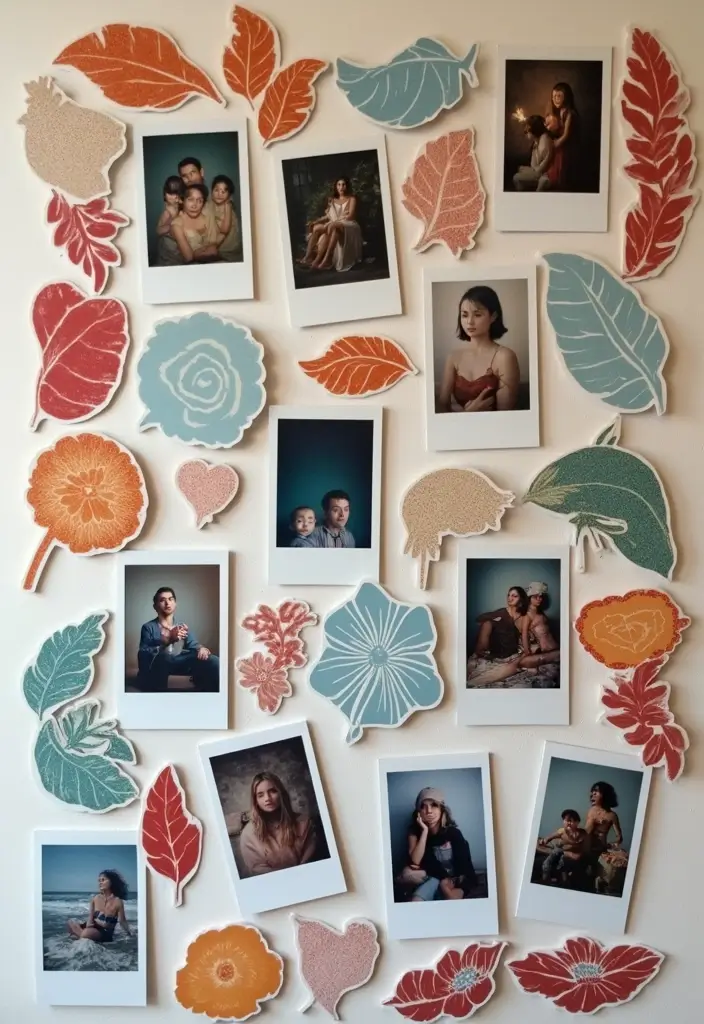 30 Polaroid Wall Ideas That Are Cute and Aesthetic - 12. Collage of Memories