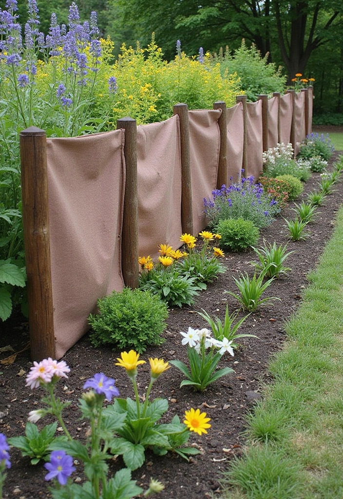 30 Retaining Wall Ideas That Combine Function and Beauty - 24. Silt Fence Walls