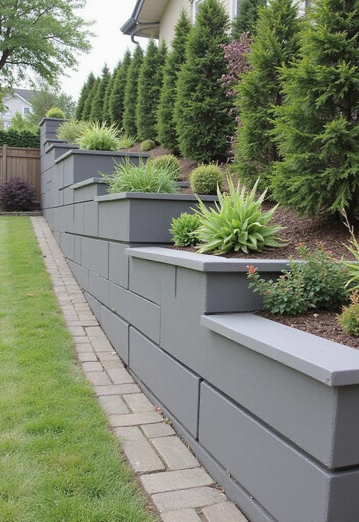 30 Retaining Wall Ideas That Combine Function and Beauty - 8. Modular Retaining Wall Systems