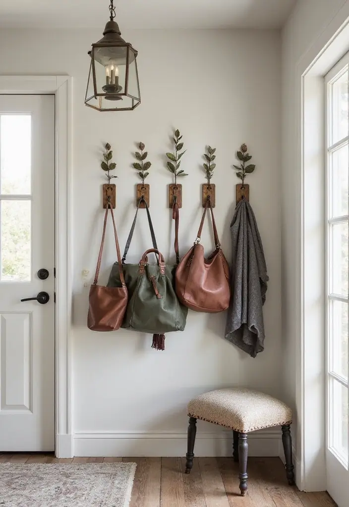 30 Room Storage Ideas for Every Space and Style - 10. Wall Hooks