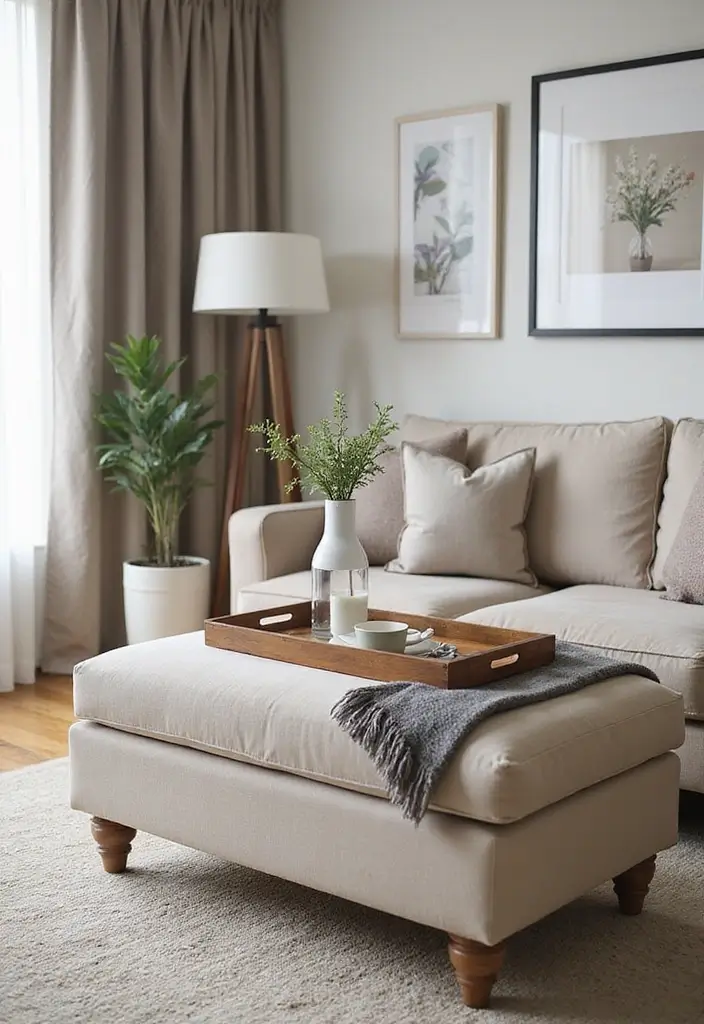 30 Room Storage Ideas for Every Space and Style - 11. Stylish Storage Ottomans