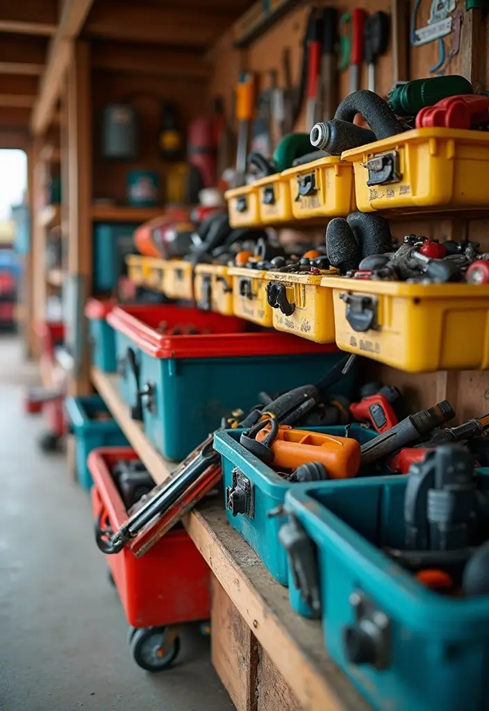 30 Shed Storage Ideas to Keep Tools and Gear in Order - 26. Tool Trays