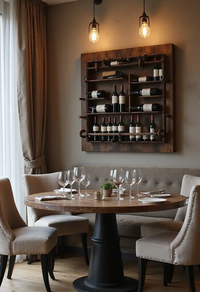 30 Small Apartment Storage Ideas for Big Style and Function - 17. Stylish Wine Racks