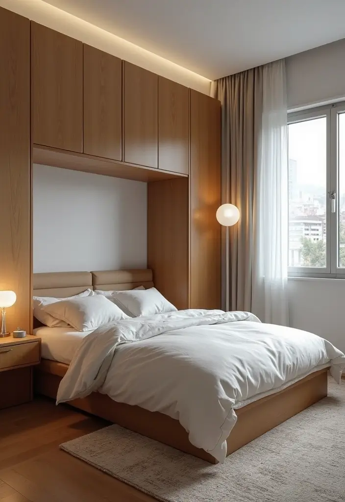 30 Small Apartment Storage Ideas for Big Style and Function - 26. Invest in a Murphy Bed