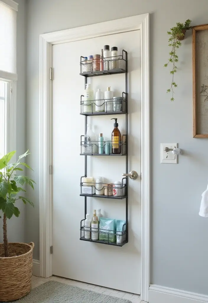 30 Small Apartment Storage Ideas for Big Style and Function - 4. Use Over-the-Door Organizers