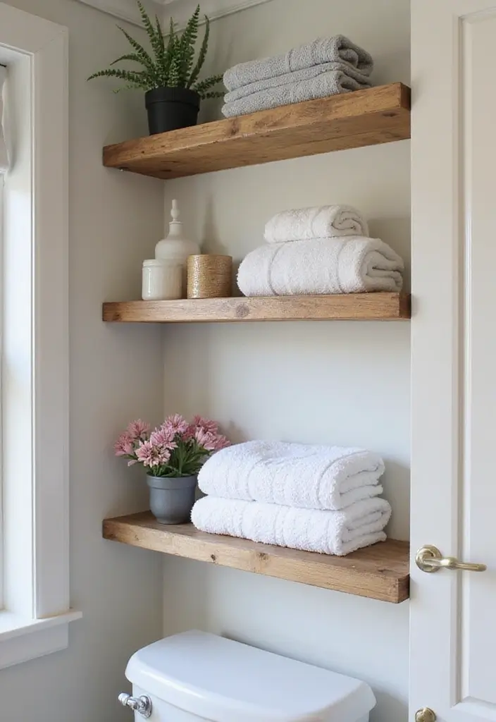 30 Small Bathroom Storage Ideas That Save Space Beautifully 1. Vertical Wall Shelves