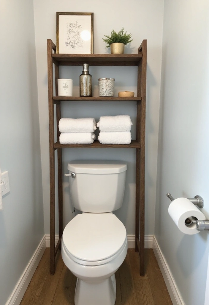 30 Small Bathroom Storage Ideas That Save Space Beautifully 2. Over the Toilet Storage