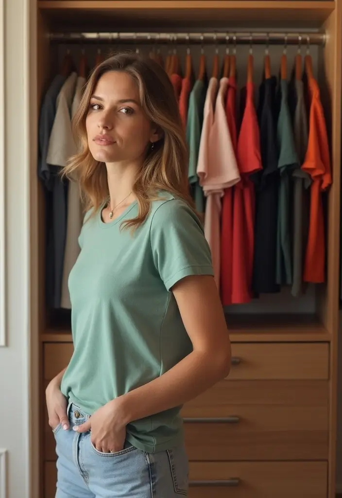 30 T Shirt Storage Ideas for a Perfectly Folded Closet 25. Create a T Shirt Rotation System