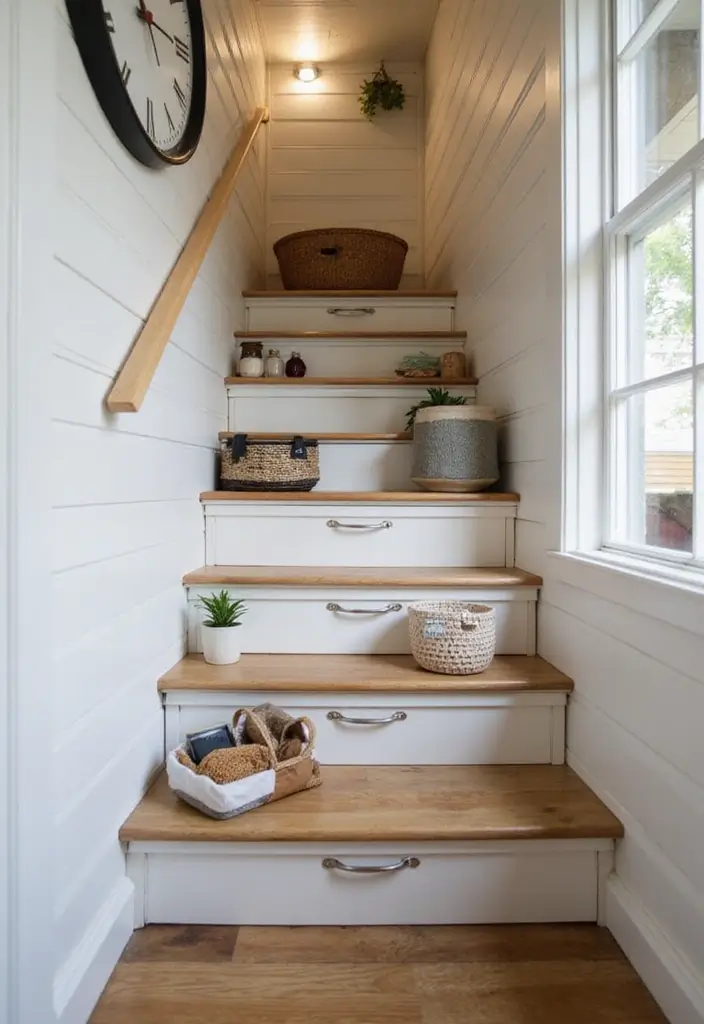 30 Tiny Home Storage Ideas to Make the Most of Small Spaces 72 30 Tiny Home Storage Ideas to Make the Most of Small Spaces - 12. Storage Stairs