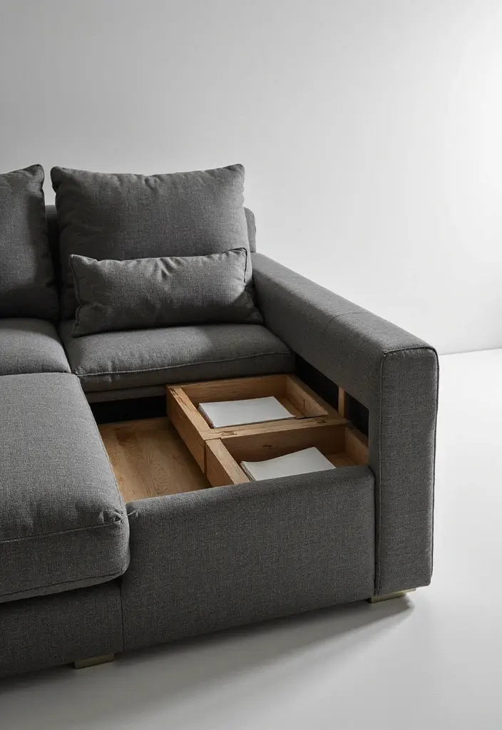 30 Tiny Home Storage Ideas to Make the Most of Small Spaces 124 30 Tiny Home Storage Ideas to Make the Most of Small Spaces - 20. Hidden Storage in Furniture