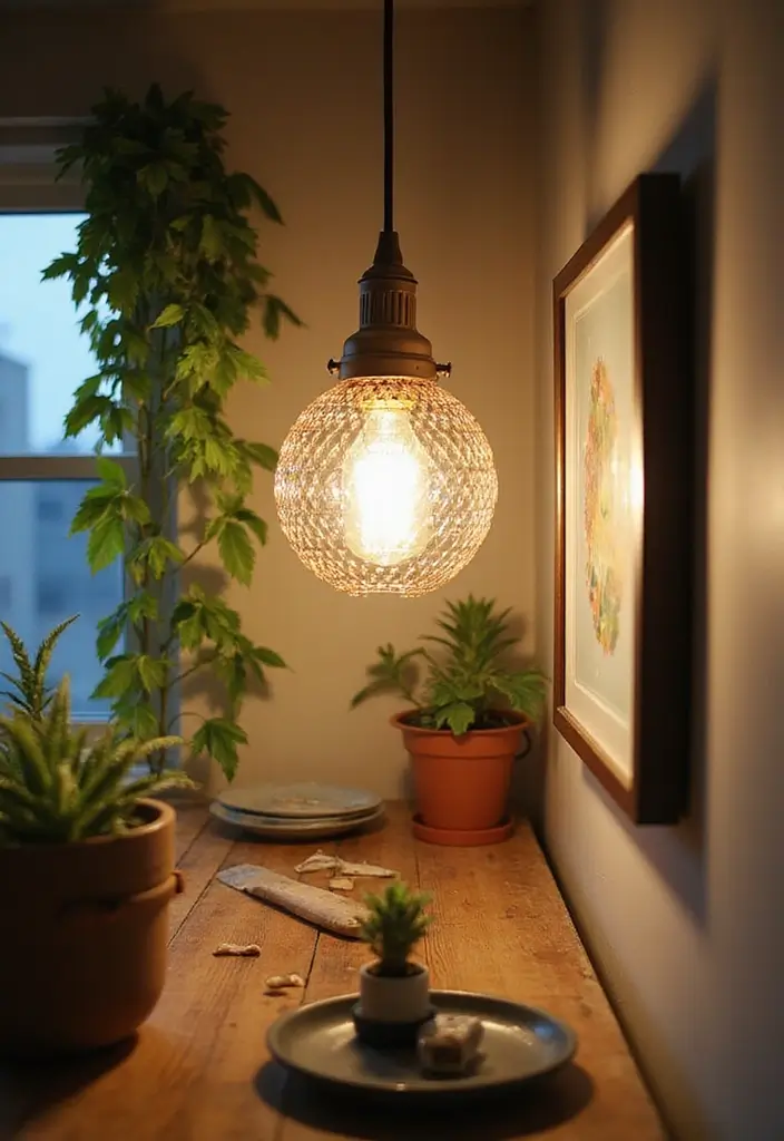 30 Tiny Home Storage Ideas to Make the Most of Small Spaces 131 30 Tiny Home Storage Ideas to Make the Most of Small Spaces - 21. Creative Lighting Solutions